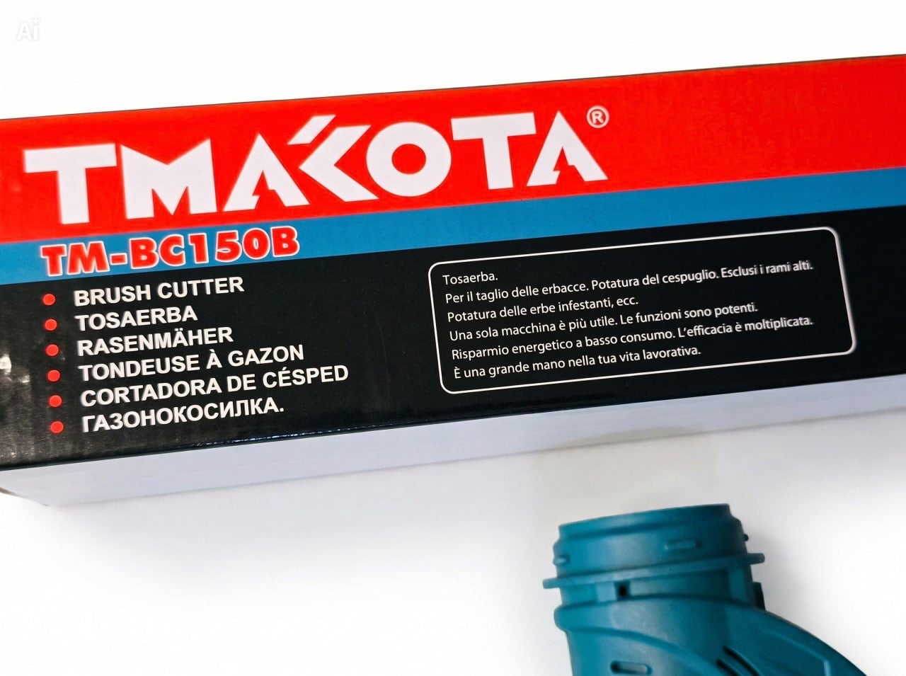 Decespugliatore a Batteria Tmakota TM-BC150B | Potenza 800W con Doppia Batteria 68VF e Kit Lame